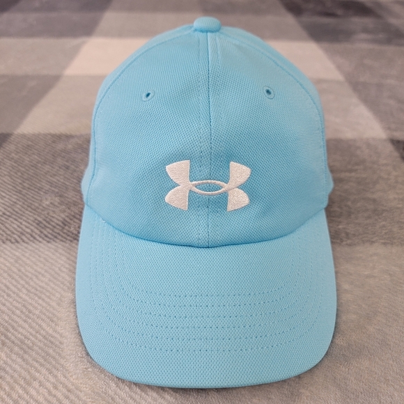 Under Armour Women's UA Free Fit Light Blue Hat Lightweight Logo Style 1361555 - Picture 1 of 8